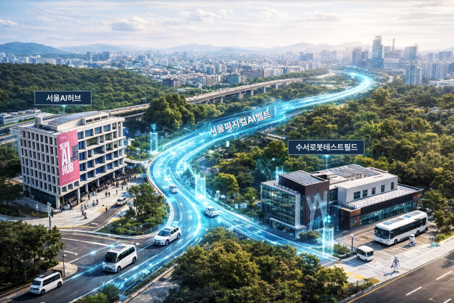 오세훈 서울시장은 30일 코엑스에서 열린 AI SEOUL 2026 콘퍼런스에서 인프라 구축, 산업생태계 조성, 시민 일상 확산을 3대 축으로 한 피지컬 AI 선도도시 전략을 발표했다. /서울시