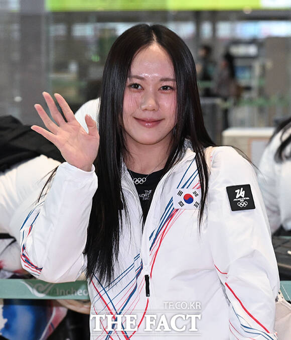 스피드스케이팅 박지우 선수.