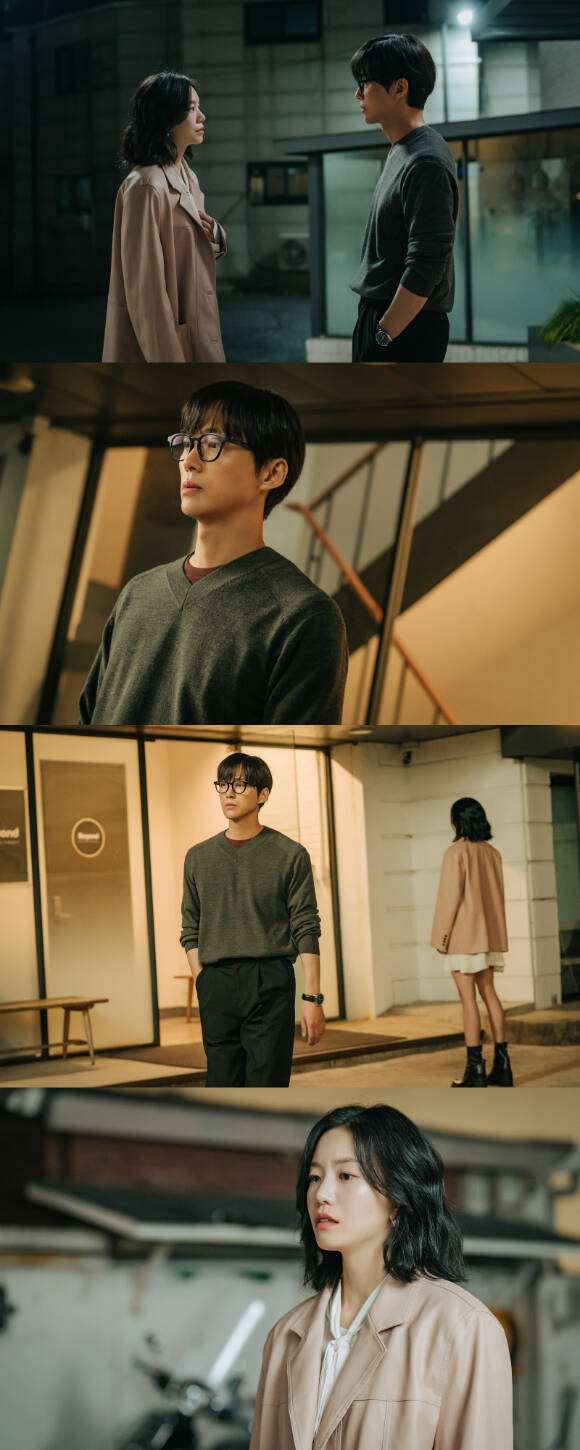 배우 남궁민과 이설이 우리영화에서는 헤어진 연인을 결혼의 완성에서는 이혼 직전의 부부를 연기한다. /SBS