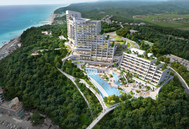 리조트서브조감도. /울진군