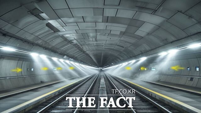 배재대 철도건설공학과 교수와 학생들이 특허 출원한 워터커튼 개념도. /배재대