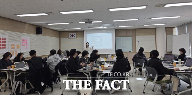 전남도교육청이 사회정서교육 교원 심화직무연수를 실시하고 있다. /전남도교육청