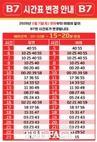  세종시, 기존 노선 효율화로 B7 광역버스 운행확대