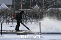  '눈, 날려버려~' [포토]