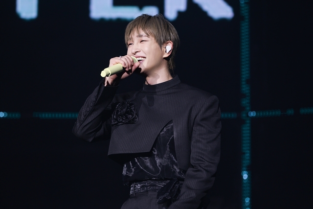 온유가 오는 3월 9일 미니 5집 TOUGH LOVE를 발매한다. 사진은 지난 1일 개최한 앙코르 콘서트 당시 모습. /그리핀엔터
