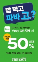  파리바게뜨, 4일 단 하루 네이버페이 50% 할인 프로모션