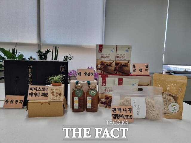 천안시 2025년 선정 고향사랑기부제 답례품. /천안시