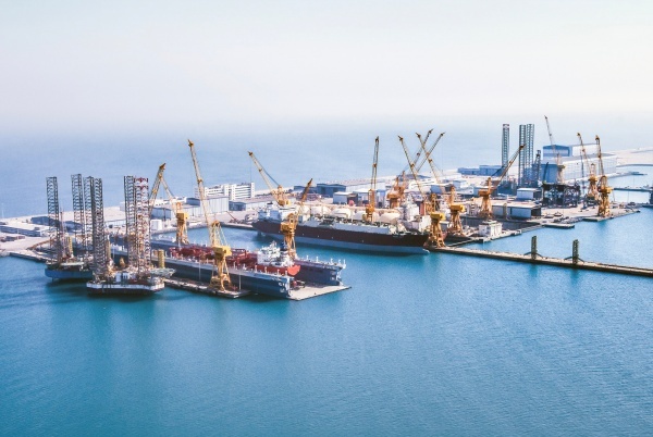 카타르 조선소 QSTS 전경. /삼성중공업