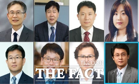 3월 1일자 대전시교육청 인사발령자. 위쪽부터 조성만 서부교육청교육장, 조진형 동부교육청교육장, 윤창호 교육과학연구원장, 박광순 교육연수원장, 아래 왼쪽 안효팔 초등교육과장, 류재상 특수교육원장, 강의창 중등교육과장, 김희종 체육예술건강과장. /대전시교육청