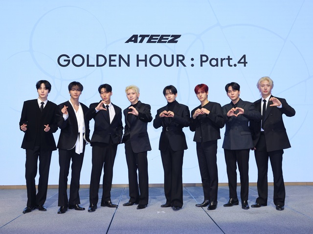 에이티즈는 이번 GOLDEN HOUR : Part.4의 목표로 에이티즈라는 팀을 향한 팬들의 인정을 꼽았다./KQ엔터테인먼트
