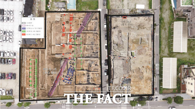 부여 관북리 유적 발굴지 전경 /국가유산청 국립문화유산연구원 국립부여문화유산연구소