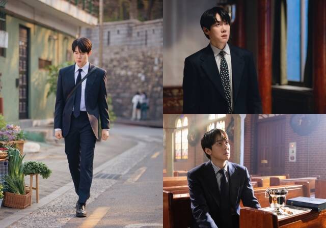 SBS 새 금토드라마 신이랑 법률사무소 제작진이 변호사 신이랑을 연기하는 유연석의 스틸을 공개했다. /스튜디오S·몽작소