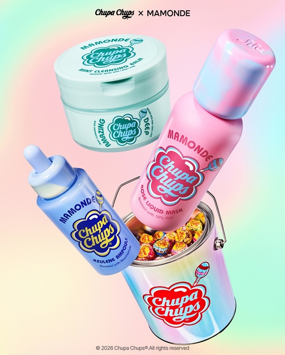 마몽두가 츄파춥스와 협업하고 캔디 글로우 에디션을 선보인다. /아모레퍼시픽