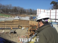  용인시, 해빙기 앞두고 대형 건설 현장 점검