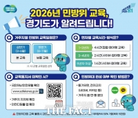  경기도, 2026년 민방위대원 교육 시작…31개 시·군 3월부터 실시