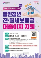  용인시, 청년 전월세 대출이자 지원…대출잔액 1% 이내 최대 100만 원