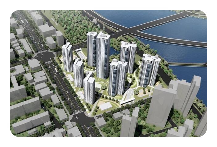 대치우성1차·쌍용2차아파트가 1324세대 규모로 통합 재건축된다. /서울시