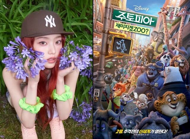 이솔은 귀여운 취향을 앞세워 주토피아를 추천했다./스타쉽엔터테인먼트, 월트 디즈니 컴퍼니 코리아