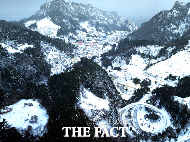 울릉도 설경. /울릉군