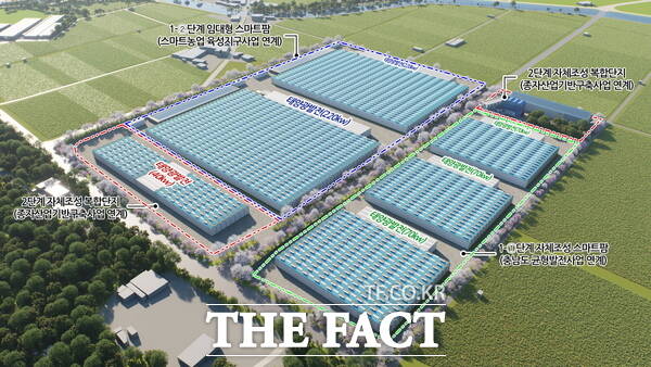 금산군 스마트농업 육성지구 조감도. /금산군