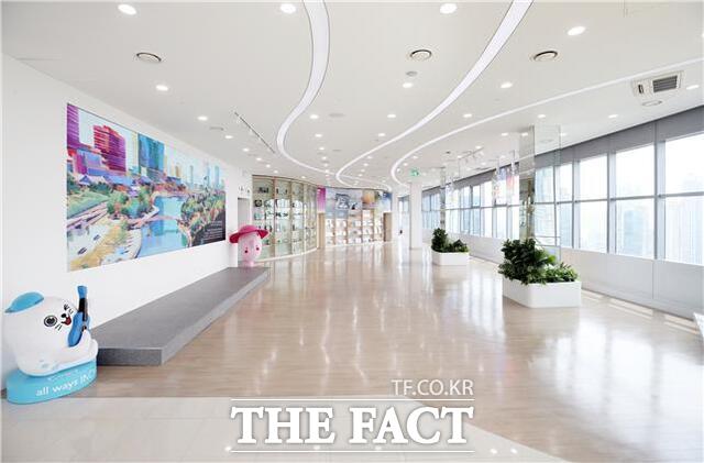 인천경제자유구역 홍보관. /인천경제청