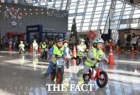  광명스피돔에 '아이들 웃음소리'...‘밸런스바이크 월드 챔피언십’ 성황리 개최