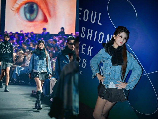 서이브가 지난 8일 서울 중구 동대문디자인플라자(DDP)에서 열린 2026 F/W 서울패션위크 JOHN&3:21 컬렉션 브랜드 쇼에 모델로 참석해 런웨이를 빛냈다. /팡스타