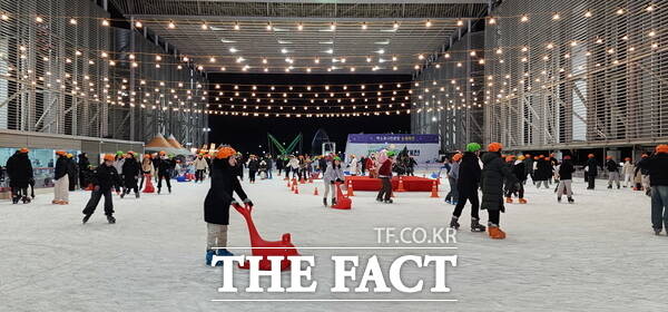 꿈돌이 야외스케이트장 운영 모습. /대전관광공사