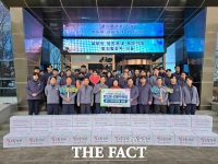  동서발전 당진본부, 1200만 원 상당 '빛드림 선물꾸러미' 전달