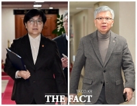  회의 참석하는 정은경-김택우, 27년 의과대학 증원 규모 결정 되나 [TF사진관]