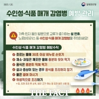  파주시, 설 연휴 수인성·식품 매개 감염병 비상방역체계 가동