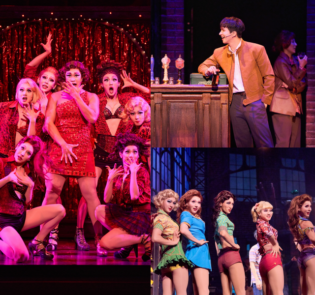 오는 3월 29일까지 샤롯데씨어터에서 공연되는 킹키부츠의 킥은 엔젤들이다. 이들은 무대 아래로 내려와 관객들과 눈을 맞추고 함께 춤을 추며 무대와 객석의 경계를 제대로 허문다. . /CJ ENM