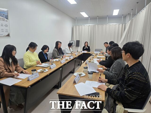 12일 천안 단국대학교병원에서 충남도교육청이 도내 특수학교와 병원 연계 학교 내 의료적 지원 사업 운영을 위한 협의회를 진행하고 있다. /충남도교육청