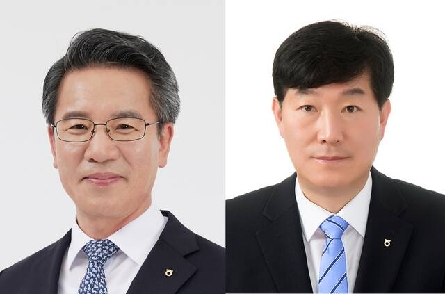 농협중앙회가 박서홍 전무이사(왼쪽)와 윤성훈 상호금융대표이사를 신규 선임했다. /농협중앙회