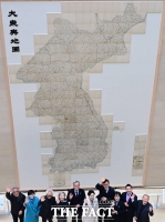  국중박, 고산자 김정호의 22첩 '대동여지도를 펼치다' [TF사진관]