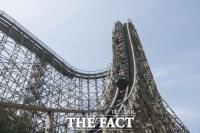  겨울잠 끝낸 '티익스프레스'…에버랜드 야외 어트랙션 가동