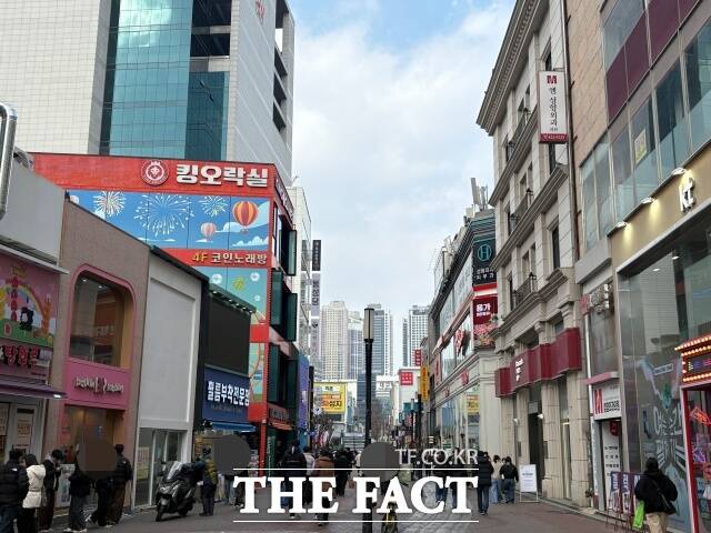 12일 오후 대구 중구에 위치한 중앙로역 인근 거리의 모습. /김수민 기자