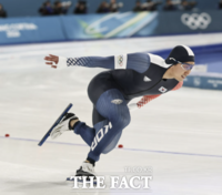  [동계올림픽] 4번째 올림픽 메달 간절했지만…김준호, 500m 12위로 마무리