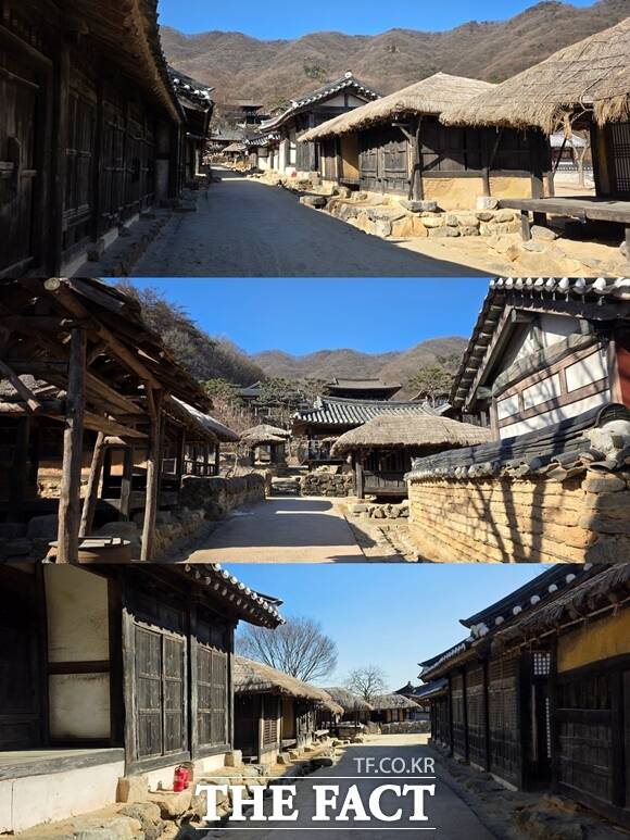 용인 대장금파크에는 저잣거리가 현실적으로 구현돼 있다. /최수빈 기자