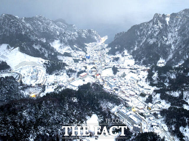 설국 울릉의 겨울 모습 /울릉군