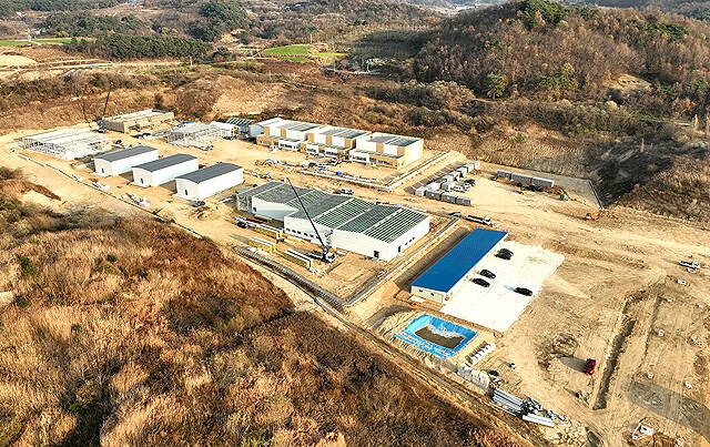 드론 디지털혁신농업타운 지보면매창리. /예천군