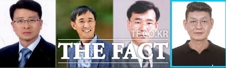 충남도교육청의 3월 1일자 인사발령자. 좌로부터 맹수호 충남대전교육행정통합추진단 부단장, 류홍 총무과 총무팀장, 이희빈 학생교육문화원 문헌정보부장, 황선성 평생교육원 문헌정보부장. /충남교육청