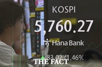  코스피 5700선 돌파... 고공행진 속 또 사상 최고 [TF사진관]