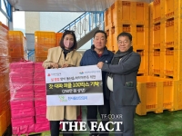  천사돌산갓김치, 돌산읍 취약계층에 갓·대파 피클 100박스 기부