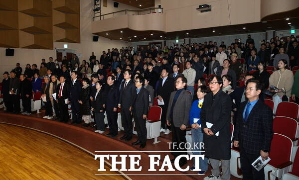 박종래 전 더불어민주당 대전 대덕구 지역위원장이 21일 대덕구 청소년어울림센터에서 저서 박종래가 꿈꾸는 대덕구 이야기 출판기념회를 개최했다. /박종래 전 지역위원장 제공