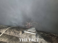  울릉군 소각시설서 불… 부탄가스 혼입 추정, 피해 없이 진화