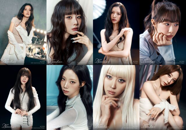 그룹 우주소녀가 10주년 기념 스페셜 싱글 'Bloom hour'의 콘셉트 포토를 공개했다./스타쉽엔터테인먼트