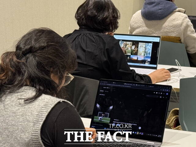 부여군 123사비 창작센터가 교육 프로그램인 AI 콘텐츠 지도사 과정을 교유하고 있다. /부여군