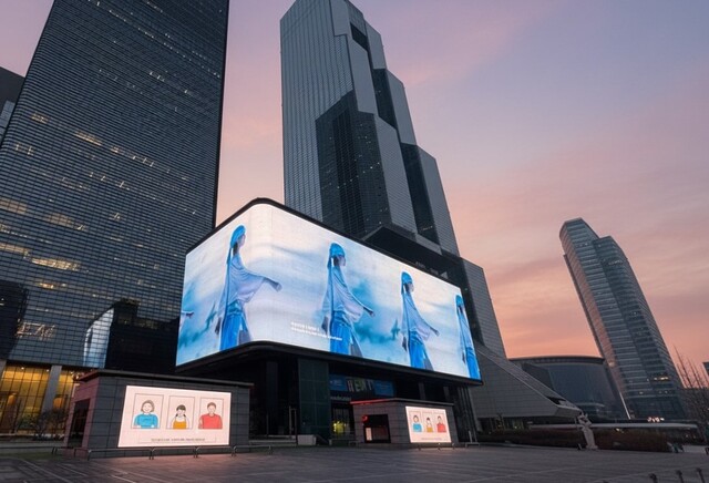 신세계면세점은 문학적 사유를 디지털 영상과 음악으로 재해석한 미디어아트를 전시한다. /신세계면세점