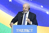  룰라 브라질 대통령, 한-브라질 비지니스 포럼서 폐회사 [TF사진관]